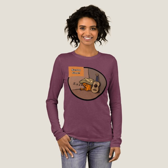 Camiseta Triblenda Frijole Frog Siesta Women's LS shirt (Anverso Completo)