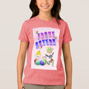 Camiseta Triblenda Frohe Ostern