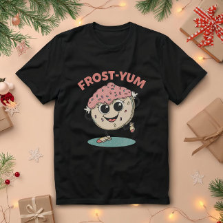 Camiseta Triblenda Frost-yum - Navidades divertidos Cookie Pun