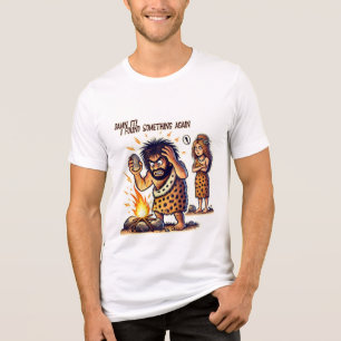 Camiseta Triblenda Frustración de Caveman - Detección accidental de i