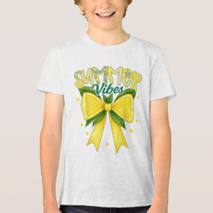 Camiseta Triblenda Frutas tropicales de limón cúrcuma arcos Verano Vi