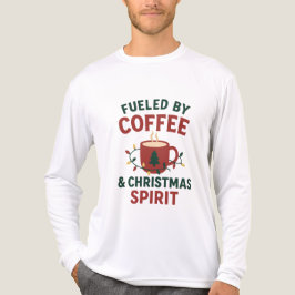 Camiseta Triblenda Fueled by Coffee & Christmas Spirit 