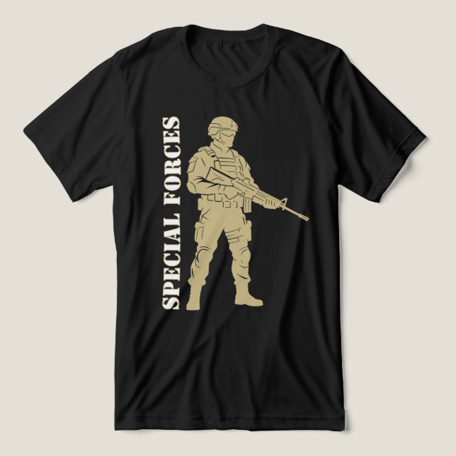 Camiseta Triblenda Fuerzas Especiales - Operador Militar Elite (Diseño delantero )