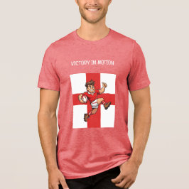 Camiseta Triblenda Full Sprint Victory Cheerful Rugby Hero