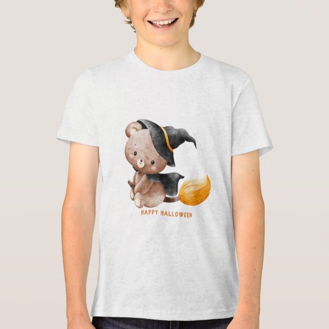 Camiseta Triblenda Fun Retro "Trick or Treat" Splash Halloween  (Anverso)