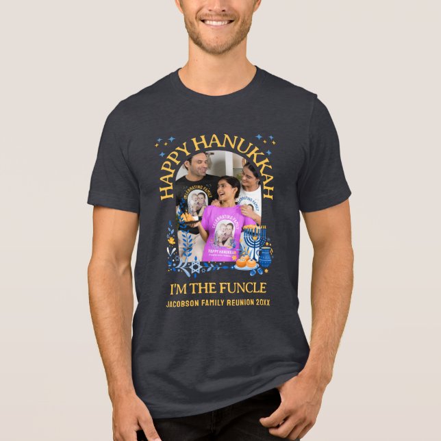 Camiseta Triblenda FUNCIONAMIENTO FELIZ Personalizado HANUKKAH (Anverso)