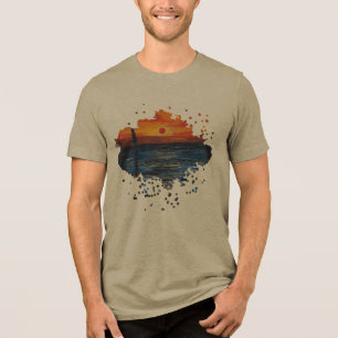 Camiseta Triblenda Funda de teléfono/ obra de arte hecha a mano/ Atar
