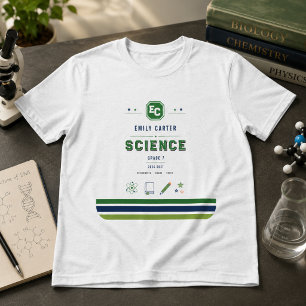 Camiseta Triblenda Funda personalizada de ciencia verde marino para l