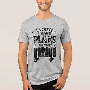 Camiseta Triblenda Funny Auto Mechanage Plan Vintage Personalizado