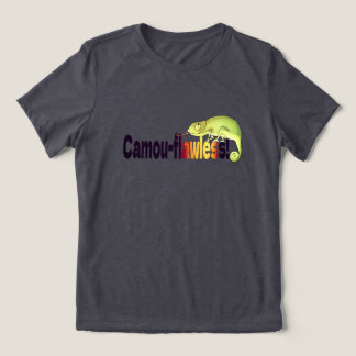 Camiseta Triblenda Funny Camou-flawless Chameleon Pun