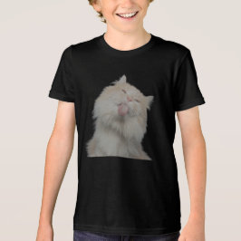 Camiseta Triblenda Funny Cat Custom Pet Photo Kids T-Shirt