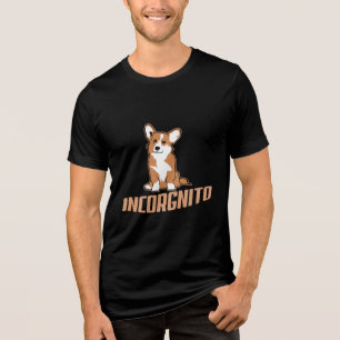 Camiseta Triblenda Funny Corgi Incognito Dueño de Perro