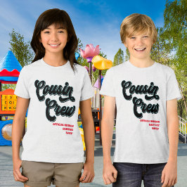 Camiseta Triblenda Funny Cousin Crew Official Family Reunion