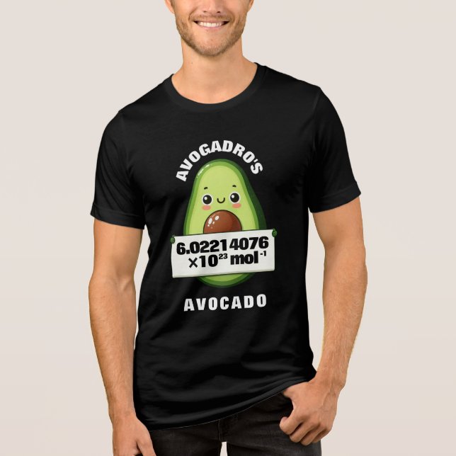Camiseta Triblenda Funny cute Avogadro (Anverso)