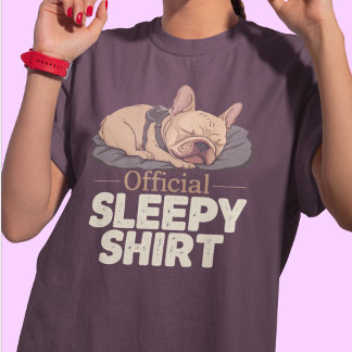 Camiseta Triblenda Funny Dog Lover Shirt - Official Sleepy Shirt 