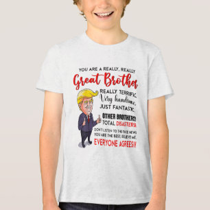 Camiseta Triblenda Funny Donald Trump Eres Un Gran Hermano _1