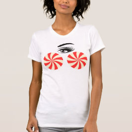 Camiseta Triblenda Funny Eye Candy Shirt for Women - Bold Graphic Tee