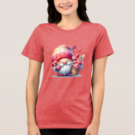 Camiseta Triblenda Funny Gnome for Valentine Day