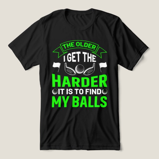 Camiseta Triblenda Funny Golf Shirt - Tee Off in Style and Humor 2025 (Diseño delantero )