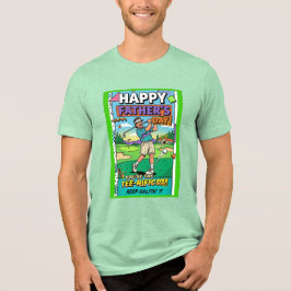 Camiseta Triblenda Funny Golfing Father's Day Tee-rific Dad Retro