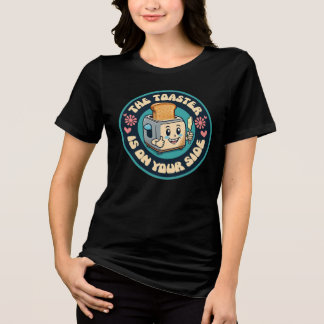 Camiseta Triblenda Funny groovy 60s hippie toaster thumbs up