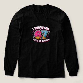 Camiseta Triblenda Funny I Survived 67 Days of School - Donut 