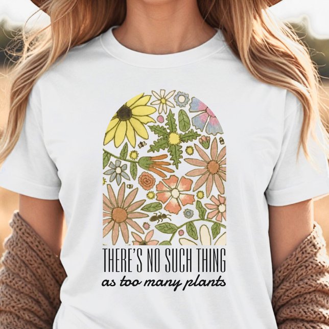 Camiseta Triblenda Funny Plant Lover Dice Flores Presionadas (Subido por el creador)