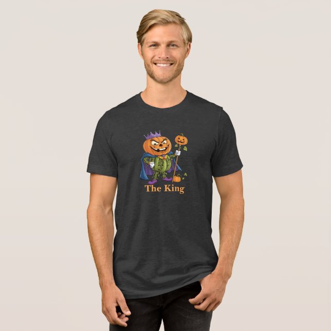 Camiseta Triblenda Funny Pumpkin King (Anverso Completa)