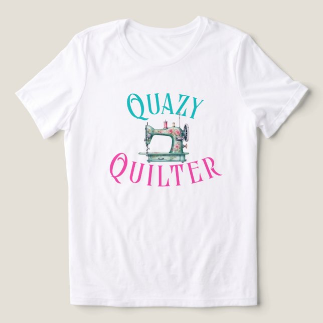 Camiseta Triblenda Funny Quilter (Diseño delantero )