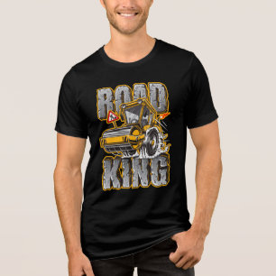 Camiseta Triblenda Funny Road King Constructor Compactor Operador