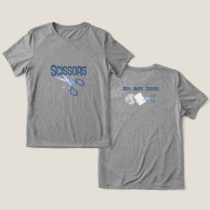 Camiseta Triblenda Funny Scissors Halloween Group Costume