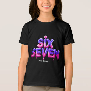 Camiseta Triblenda Funny Six Seven Meme Gen Alpha Guay Viral Style