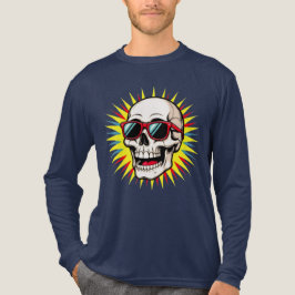 Camiseta Triblenda **Funny Skull With Sunglasses – Cartoon Laughing S