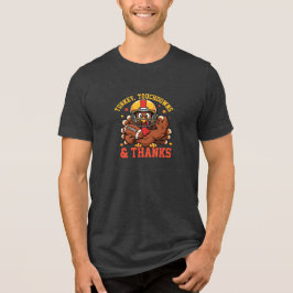 Camiseta Triblenda Funny Thanksgiving Football T-Shirt
