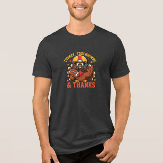 Camiseta Triblenda Funny Thanksgiving Football T-Shirt