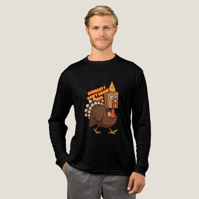 Camiseta Triblenda Funny Thanksgiving Turkey Shirt – Gobble I Don’t K (Anverso Completo)