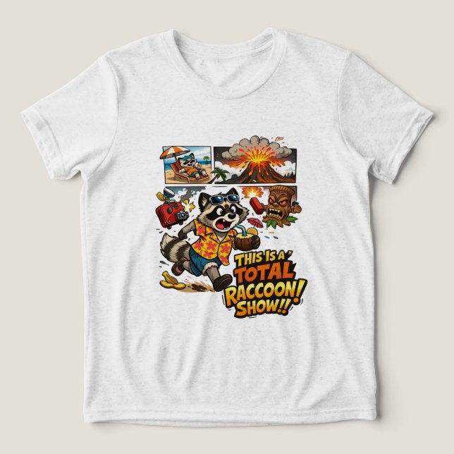 Camiseta Triblenda Funny Vacation Chaos Cartoon Design (Diseño delantero )