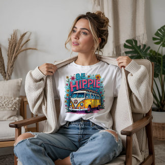 Camiseta Triblenda Furgoneta Retro Sé Hippie