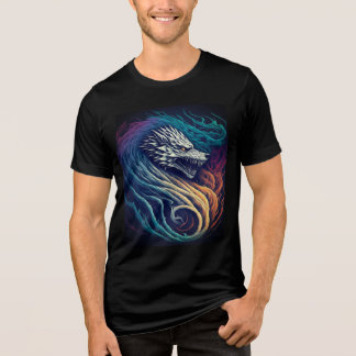 Camiseta Triblenda Furia de dragón vibrante: colores audaces, diseño