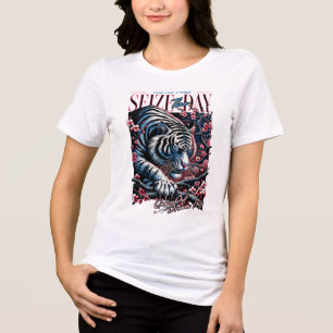 Camiseta Triblenda Furia Floral: Aprovecha el Día