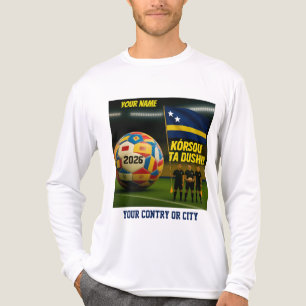 Camiseta Triblenda Fútbol 2026 futbol Curazao Nombre personalizado pa