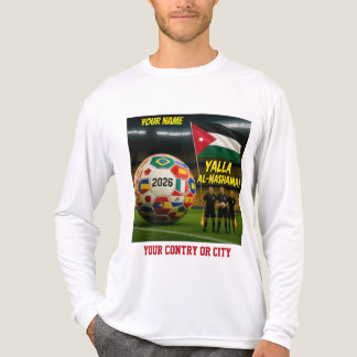 Camiseta Triblenda Fútbol 2026 futbol Jordania Nombre personalizado p