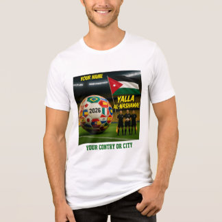 Camiseta Triblenda Fútbol 2026 futbol Jordania Nombre personalizado p