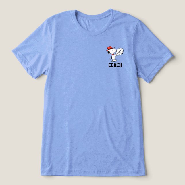 Camiseta Triblenda Fútbol deportivo Snoopy Varsity (Diseño delantero )
