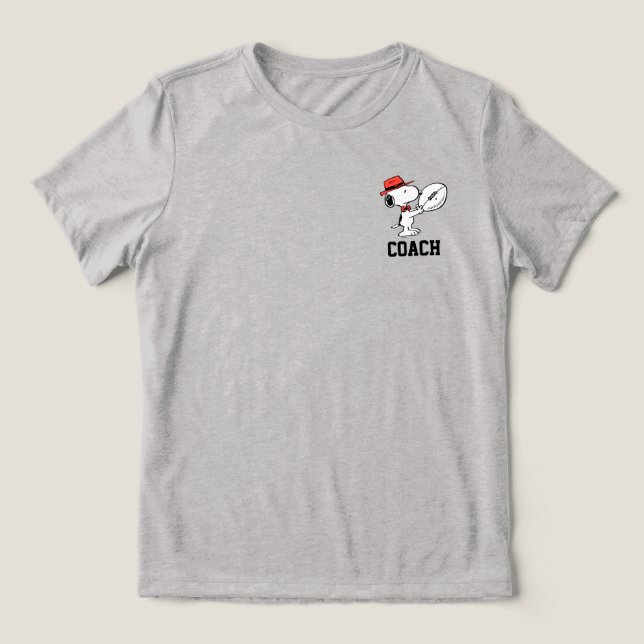 Camiseta Triblenda Fútbol deportivo Snoopy Varsity (Diseño delantero )