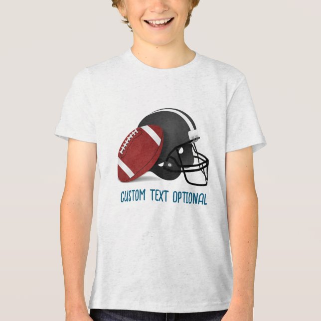 Camiseta Triblenda Fútbol y casco (Anverso)