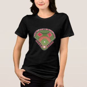 Camiseta Triblenda Futbolistas Del Equipo Médico De Béisbol