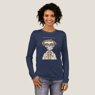 Camiseta Triblenda Gafas de esqueleto con gran sonrisa Encantado de c