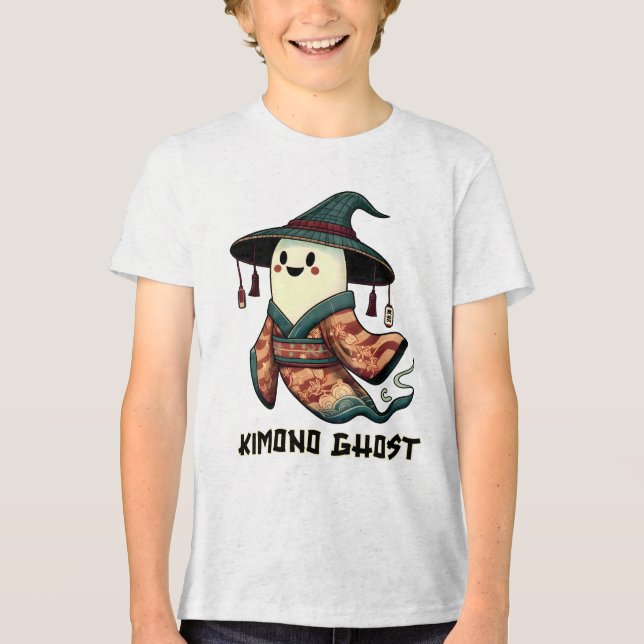 Camiseta Triblenda Gafas de Kimono - Trick o Trick - Feliz Halloween (Anverso)