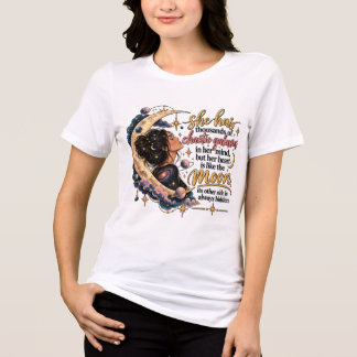 Camiseta Triblenda Galaxias Caóticas En Su Mente Luna Celestial